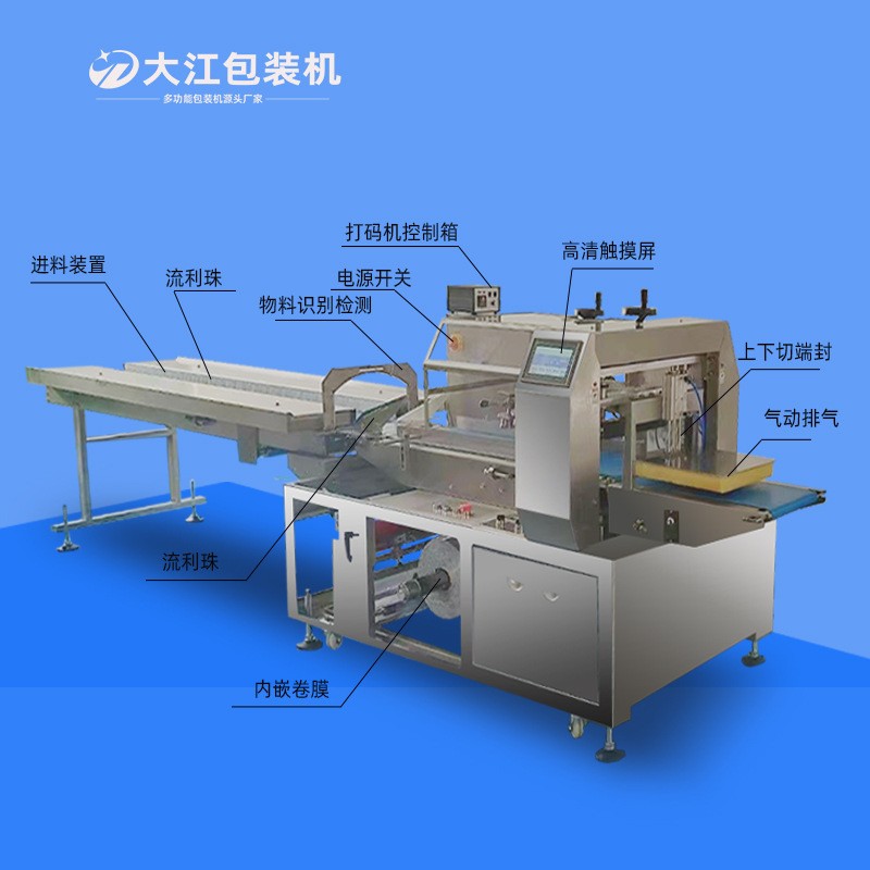 供应枕式气泡膜包装机五金小件珍珠棉打包机电子产品气泡袋包装机图3