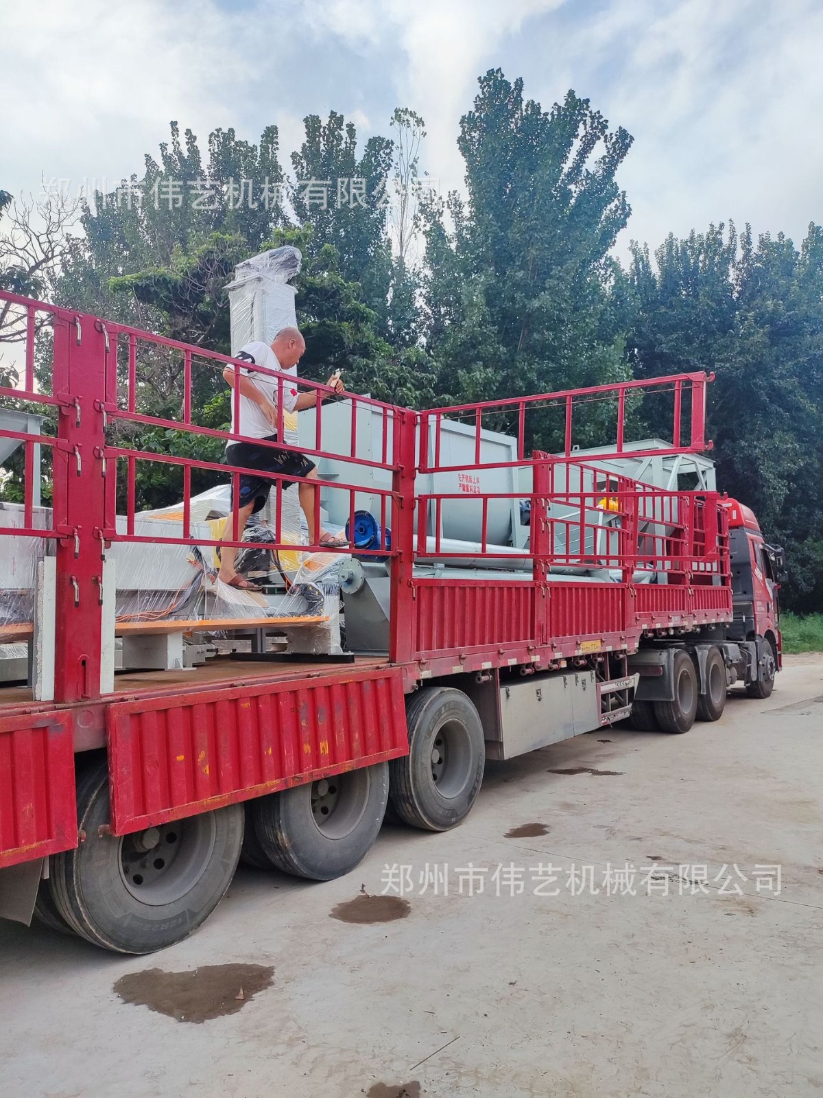 双仓储料型瓷砖胶腻子粉生产线设备原料自动配料成品自动码垛图4
