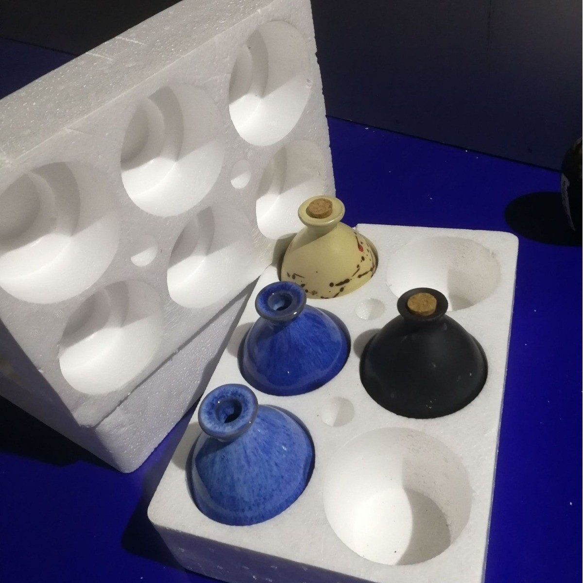 制作单只双只6瓶装酒瓶泡沫合黄酒泡沫一斤装泡沫合手抓瓶泡沫箱图3