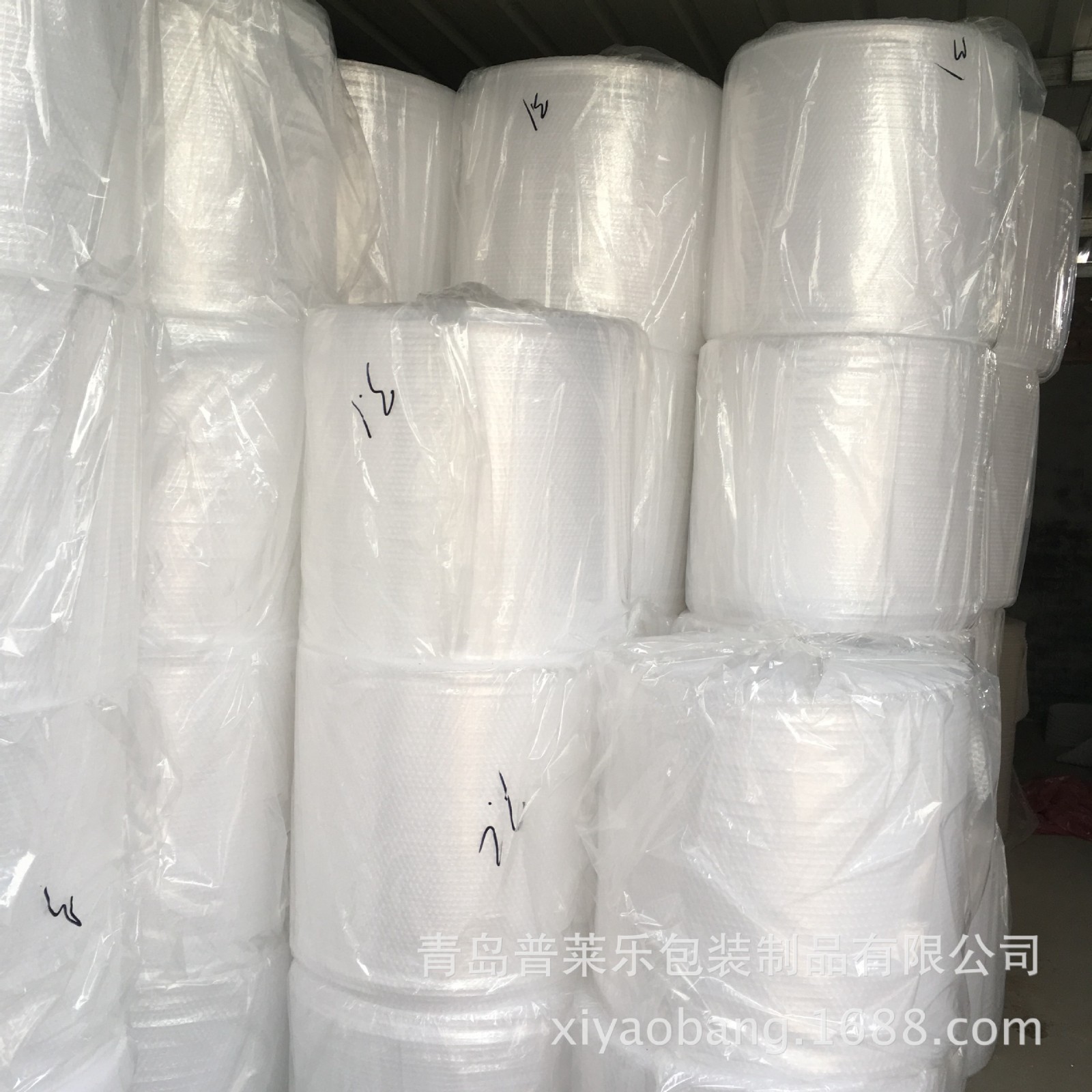 青岛厂家现货 新料防震气泡膜 泡沫纸气泡卷包装膜 山东 省内优惠图3
