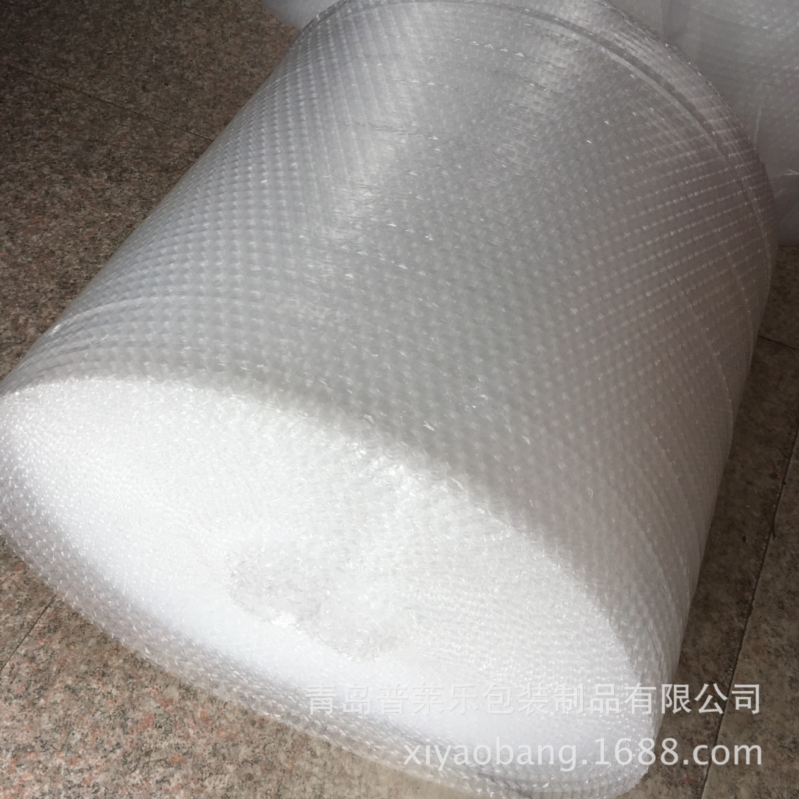青岛厂家现货 新料防震气泡膜 泡沫纸气泡卷包装膜 山东 省内优惠图2
