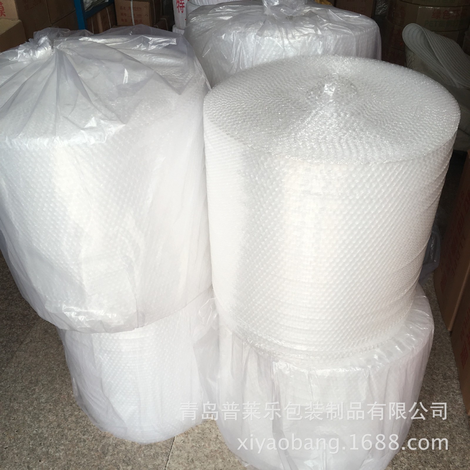 青岛厂家现货 新料防震气泡膜 泡沫纸气泡卷包装膜 山东 省内优惠图4