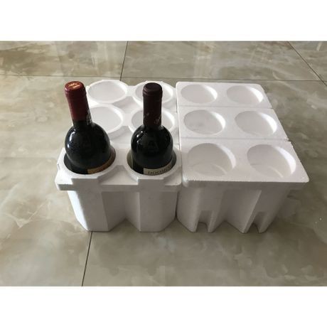 珍珠棉套酒箱托快递物流内衬包装棉拉伸护角整箱酒类保护泡沫垫托图4