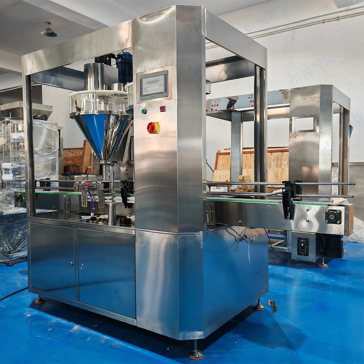 坚果炒货颗粒包装灌装机厂家定制 组合秤自动定量称重包装机生产线图3