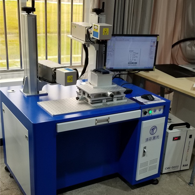 TY-Z5/2双头紫外激光打标机 全自动金属塑料铭牌打标激光打码机图2