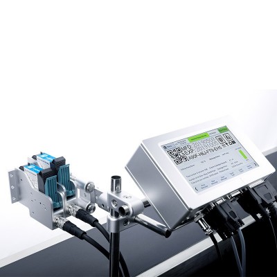 T290全自动高解析超清喷码机二维码条形码日期序列号包装打码机