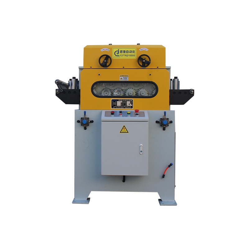 高速冲床送料机设备滚轮折弯机整平钢带矫直机厚板校平机伺服机械图5