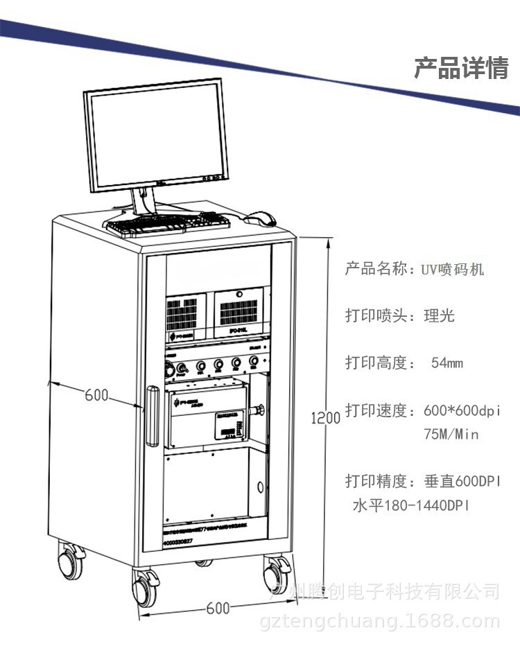 【特价出售】纸箱超高速理光UV喷码机图2