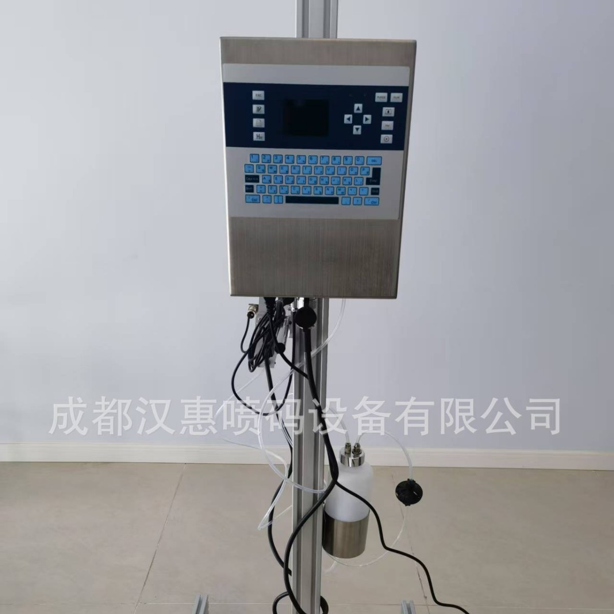 在线式大字符喷码机点阵喷码水泥袋牛皮纸袋面粉袋编织袋钢管等图4