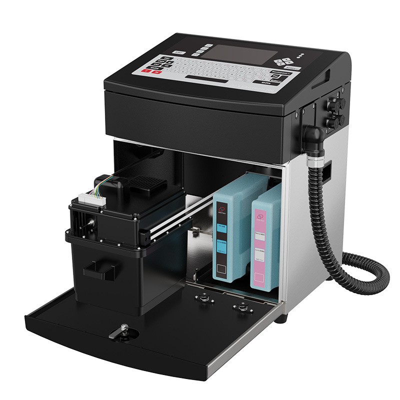 领威小字符喷码机小型食品外包装打码机全自动流水线口罩喷码机图3