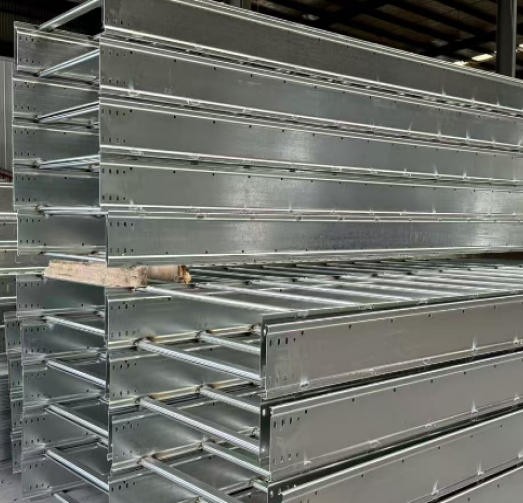 大跨距镀锌桥架 防腐耐用 坚固可靠 防火安全图2