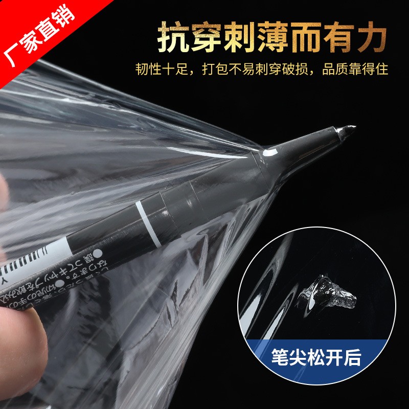 跨境专供pe缠绕膜宽50cm拉伸膜保护膜工业保鲜膜包装自粘膜塑料膜图3