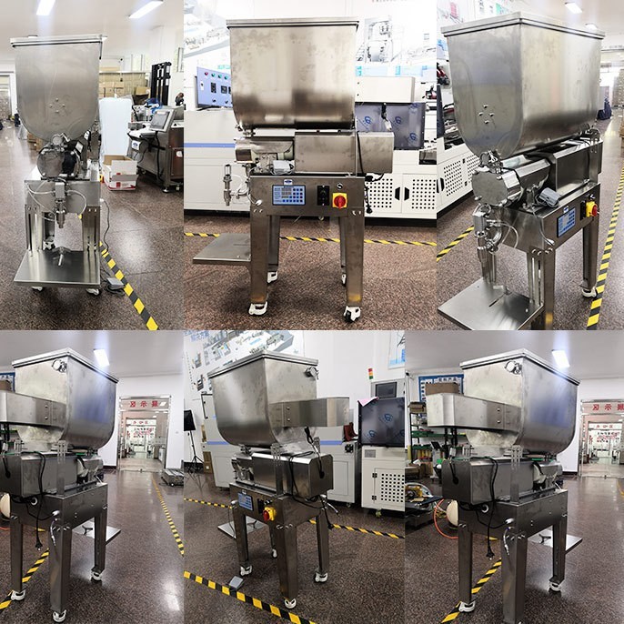 加热罐装机膏体灌装机蜂蜜酱料辣椒酱膏体灌装机 料斗搅拌灌装机图5