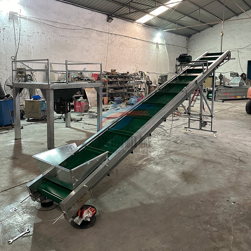 装货柜车用皮带输送机蔬菜装车神器多用途皮带上料机入库传送带图3