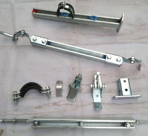 水管抗震支架 消防管道侧纵双向 成品消防抗震支吊架图5